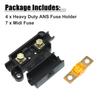 X AUTOHAUX Fuse Holder Fuse Box Fuse Cap 40A Fuse Kit 4 ANS Holder