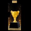 Creative Electroplated Resin Trophy, Crystal Base , Dance , Music , Sports, Competition Awards, Customized, Home Decoration, 1Pc
