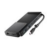 Logitech USB Hub Docking Station with Power Status USB PD 2 X 1 X 2 X 1 X SD microSD iPad Compatible Type-C 8-in-1 LED, Compatible, 74W, USB-A,