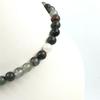 Natural Red Bloodstone Gemstone Round Beads Jewelry Handmade Pretty Adjustable Necklace 17-20" For Women 8BN-18