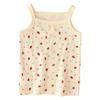2-Piece Girls' Cotton Tank Top Summer Mesh Vest Sleeveless Pajama Baby Tops