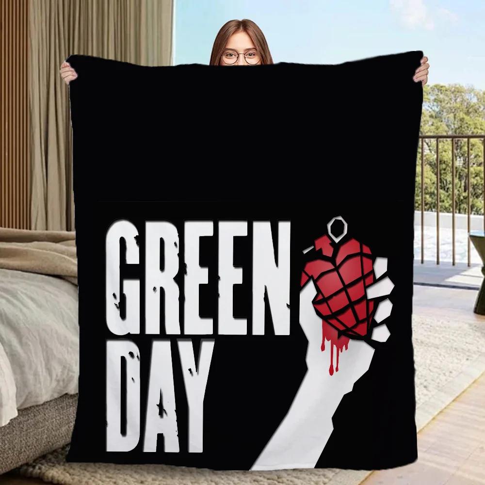 

Luxury Throw Blankets & Throws Green Day Decorative Blankets for Sofa Blanket Soft Blanket King Size Interior for Home Cobija 75x90cm