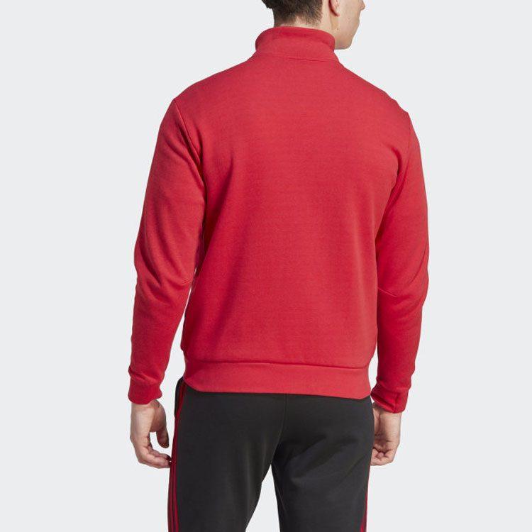 Adidas Manchester United Jackets Men's Red Stand Collar Moderate Other IA8564