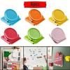 6PCS Magnetic Clips for Office & Fridge - Colorful Document & Photo Organizer, Home/Kitchen Use, Ideal Christmas Gift