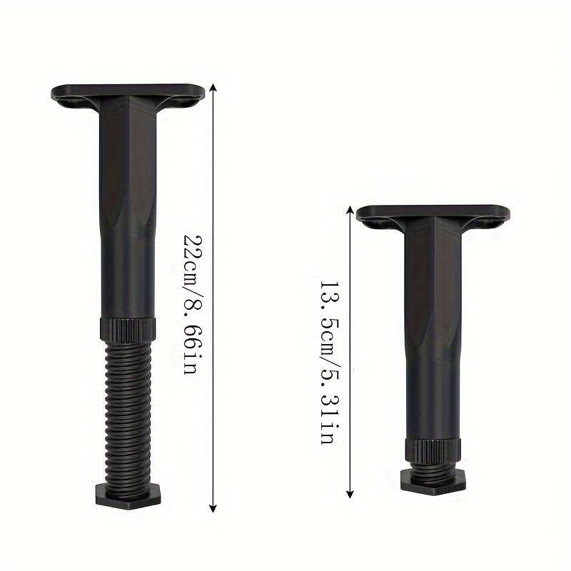 

Adjustable Bed Frame Support Legs,5.31 -8.66 Heavy Duty Plastic Furniture Feet-Ideal for Beds,Sofas,Tables, with Screws Included