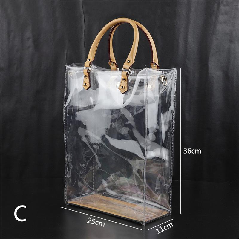 Kit de Fabrication de Sacs Tote DIY en PVC Transparent Sac à Main Sacs Cadeaux Faits Main Accessoires d'Artisanat Ensemble d'Outils Anniversaire