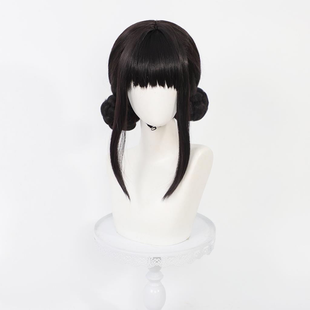 K-Pop Witch Hunter Group Zoe Cosplay  Wig Black  Heat Resistant Synthetic Cosplay Wig for Men