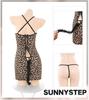 SUNNYSTEP Leopard Print Cat Cosplay Costume, Plus Sizes S-6L, Animal Camisole, Sexy Dress, Tight Mini Dress, Club Dress, Bodycon Dress, Mini Skirt, Ca