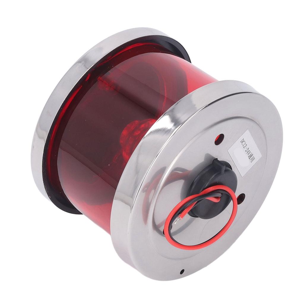LED Boat Navigation Light 12 To 24V LED Stainless Steel Wear Resistant Waterproof Boat Navigation Light for Boat Red