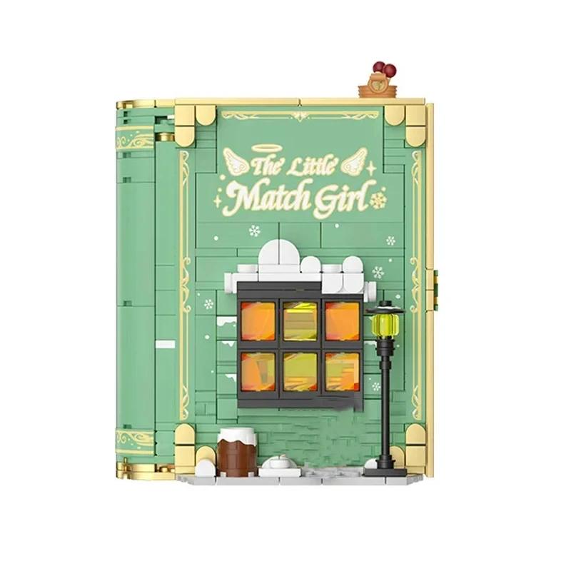 

Dream Princess 3D Storybook Construction Blocks Books Anime Film MOC Bricks Playthings Adorable Fairy TalesModel Children Girls Birth Date Gifts -A11805