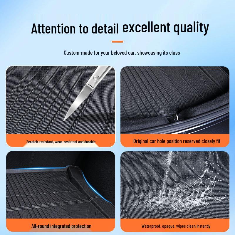 Tesla Model 3 Trunk Mat Refurbishment & TPE Tail Box Mat Set