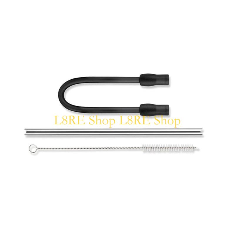 L8RE Metall-Milchschlauch-Set Ersatzschläuche Milchschlauch Reinigungszubehör Set Kaffeegeschirr Großartig für Vollautomaten