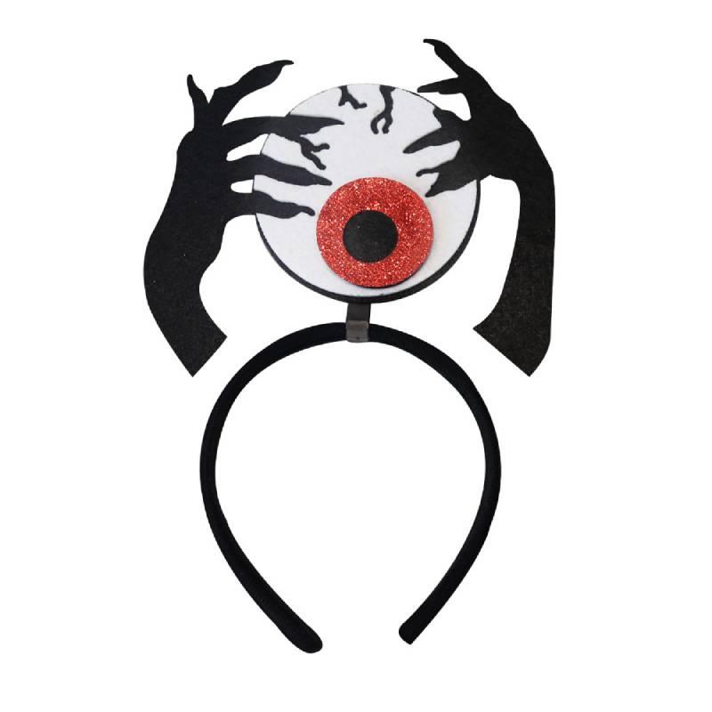 Crazy Party Halloween Headband With Ghost Theme Pumpkin Head Clip Halloween Decorations