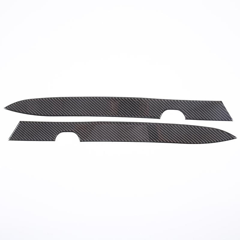 Para Mitsubishi Eclipse 2006-2011 Fibra de Carbono Suave Coche Panel Interior Reposabrazos de Puerta Cubierta Embellecedora Adhesivo Coche