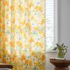 Cotton Linen Floral with Tassels Oil Paint CurtainThick Blackout Curtains for Living Room American Vintage Drape Bedroom Valance