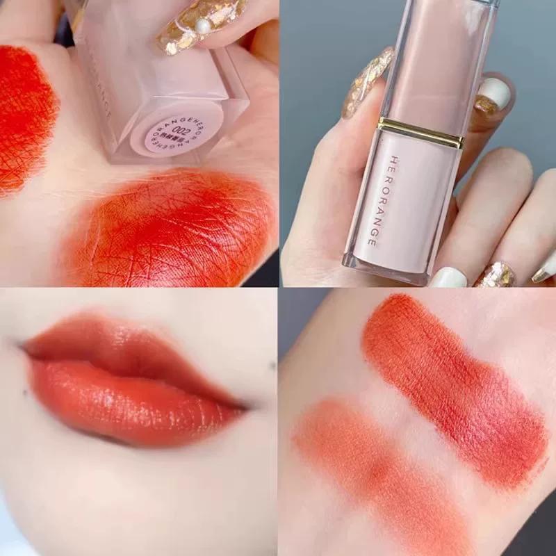 Li Jiaqi Recommend Lipstick Female Student Nourishing Waterproof Cheap Niche Style Brand Yellow Skin Plain Peach Oolong Lipstick
