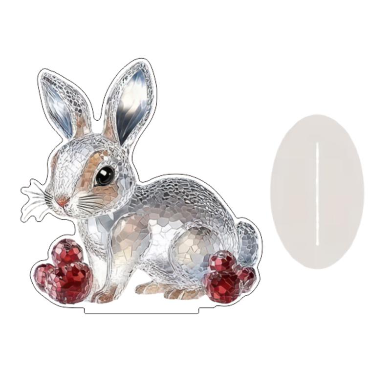 Dekoracyjna Figurka Dekoracja Smoka Do Biura Prezent na Parapetówkę Dekoracja Biurka Ornament 2D Akrylowy Ornament na Biurko