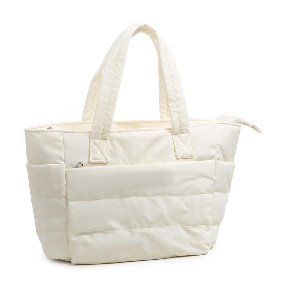 New Women's Handbag Lightweight Fluffy Tote Bag, Large Capacity Travel Work Beach Gym Shoulder Bag Soft Faux Leather