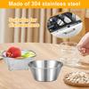 Strainer Mesh Strainers Washing Rice Basket Stainless Steel 304 Rice Washing Bowl Vegetable Salad Maker Bowl Kitchen Gadget