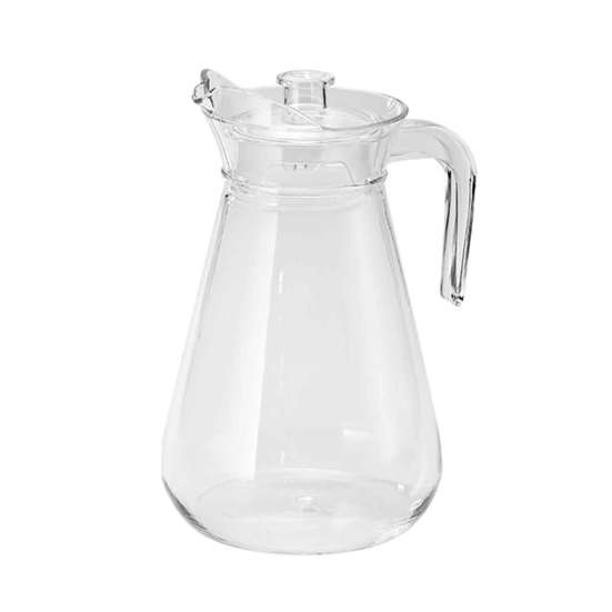 Cold Beverage Pitcher with Spout Spill-Proof Lid Large Capacity Water Jug for Ice Tea Lemonade Juice Outdoor Water Dispenser for Parties Home Office