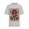 Oni Maske Samurai Feuer Anime T-Shirt Herren Damen T-Shirts Top Herren S-XXXL