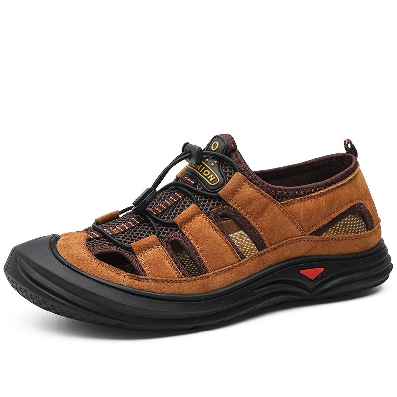 Fashion Classic Sandals Quick Dry Wading Aqua Shoes Men Soft Sole Summer Flats New Slippers Breathable Beach Shoes Outdoor Casual Shoes