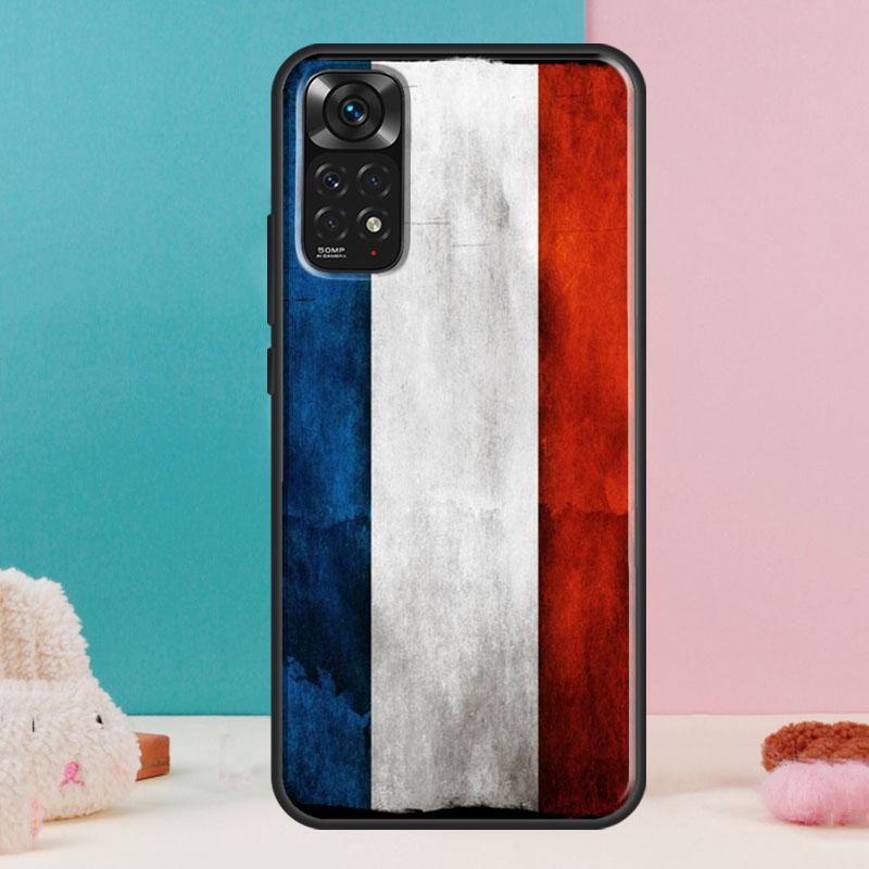 

France national flag Case For Xiaomi Redmi Note 14 12 11 9 10 13 Pro 9S 10S 11S 12S Redmi 13C 10C 12C 14C Cover Redmi Note 11 Pro