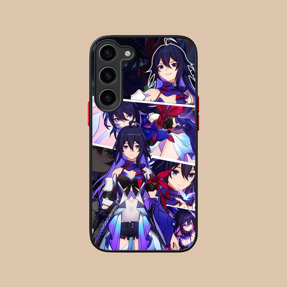 HSR Seele Silicone Mobile Phone Case for Samsung Galaxy S26 S25 S24 S23 S22 S21 Plus FE Ultra Colorful Cover
