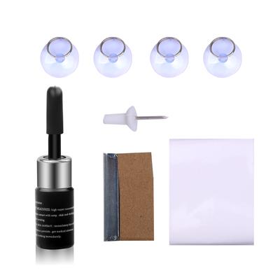 Kits de Reparo de Para-brisa de Carro com Rachadura Grande e Longa Ferramentas de Polimento de Vidro do Para-brisa Conjunto de Cola Resina Adesiva consertar fenda rachadura fenda de vidro