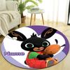 Personalized B-Bing Bunny Round Chair Office Rug - Perfect for Mat, Office Chair & More - Ideal Gift for Birthdays and Holidays