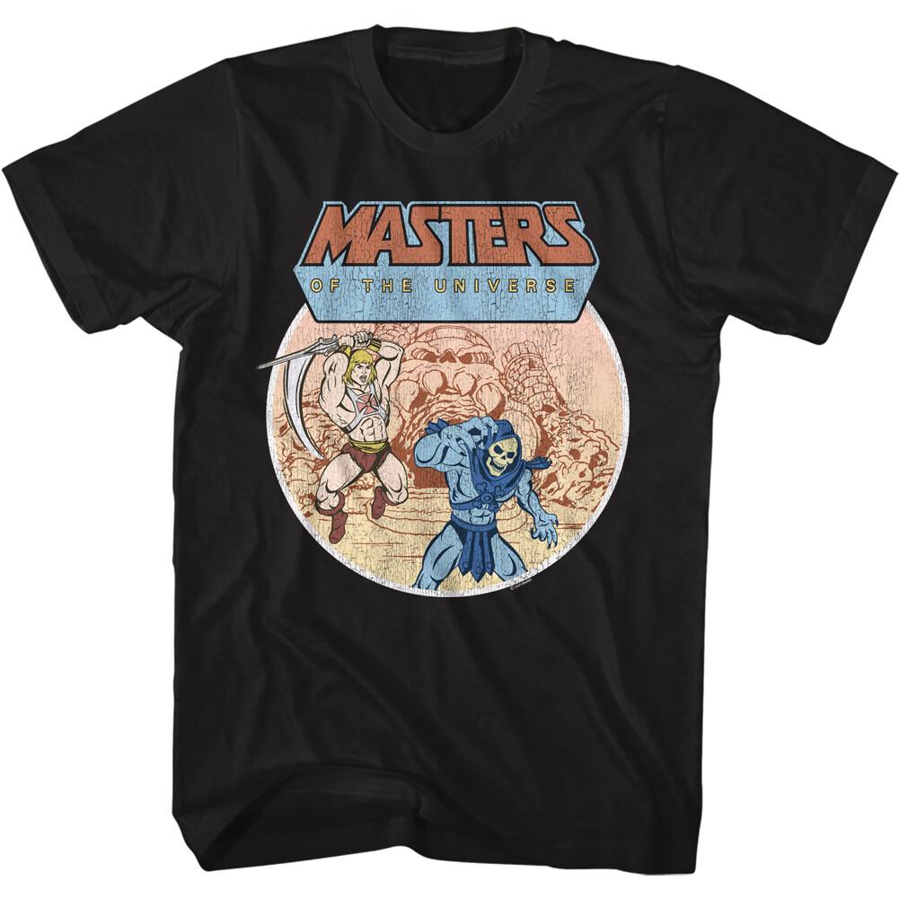 He-Man Masters Of The Universe He-Man Skeletor Battle Men T-Shirt XL