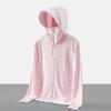 Unisex UV-Schutz Eis-Seide Sonnenjacke mit abnehmbarem Schirm - Atmungsaktiv, Leicht, Partnerlook