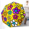 1pc Flower Pattern Folding Umbrella | Elegant Design, Fashionable Accessory, Durable Construction, Sturdy Ribs Yy251107124