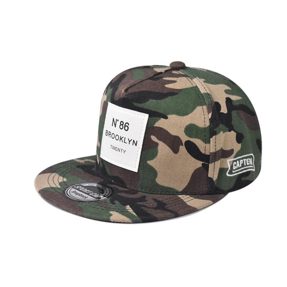 Unisex N.86 Brooklyn Print Label Embroidery Hip-hop Hats Outdoor Flat brim Adjustable Casual Baseball Caps Sunscreen Hat