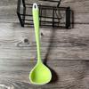 Large Capacity Heat-Resistant Premium Silicone Soup Ladle - Easy-Clean Kitchen Spoon for Cooking & Serving