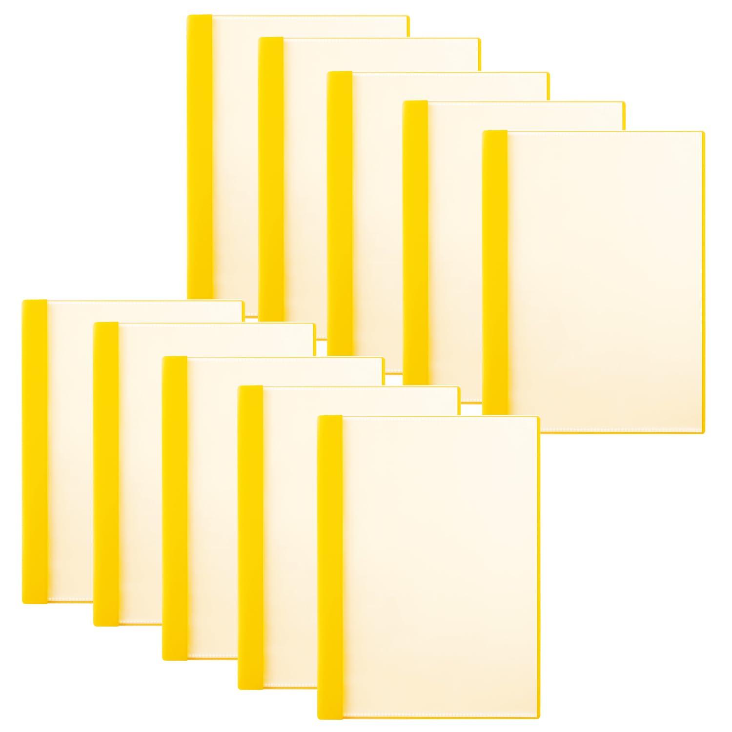 Плюс Кармашек Табель Горизонтальный 10 Пачек по 10 Файл, Файл, Вкладыш, Карманы, 10, Желтый, FL-198GD, 79-973