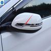 Chrome Car Door Rearview Mirror Anti-rub Rubbing Stripes Decor Cover Trim ABS Accessories For Honda CRV CR-V 2017 2018