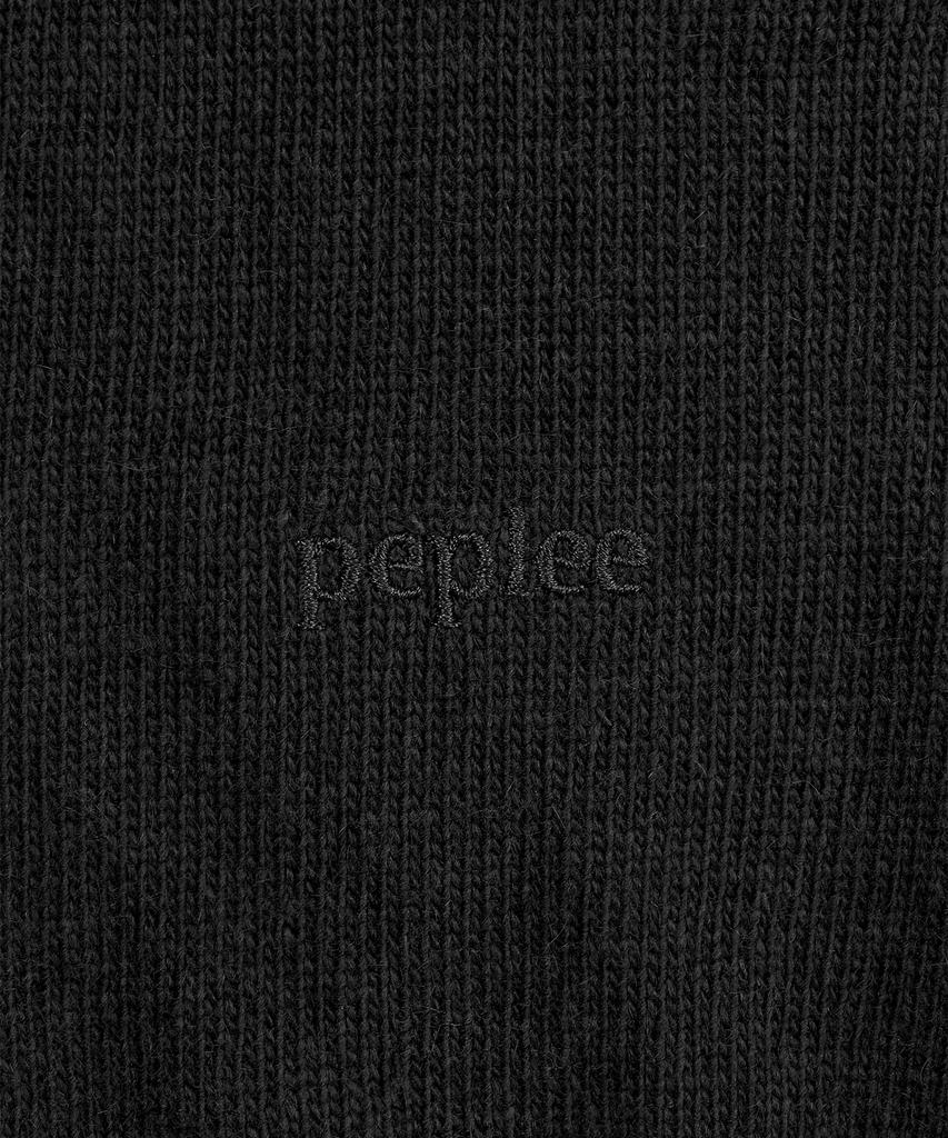 PEPLEE Deep V-Neck Knit (Black)