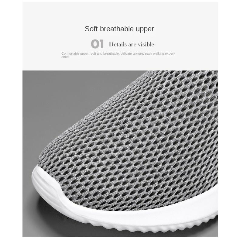Shoes Men's Spring and Summer Single Shoes Lazy Men's Slip-on Men's Shoes Soft Breathable Sneakers