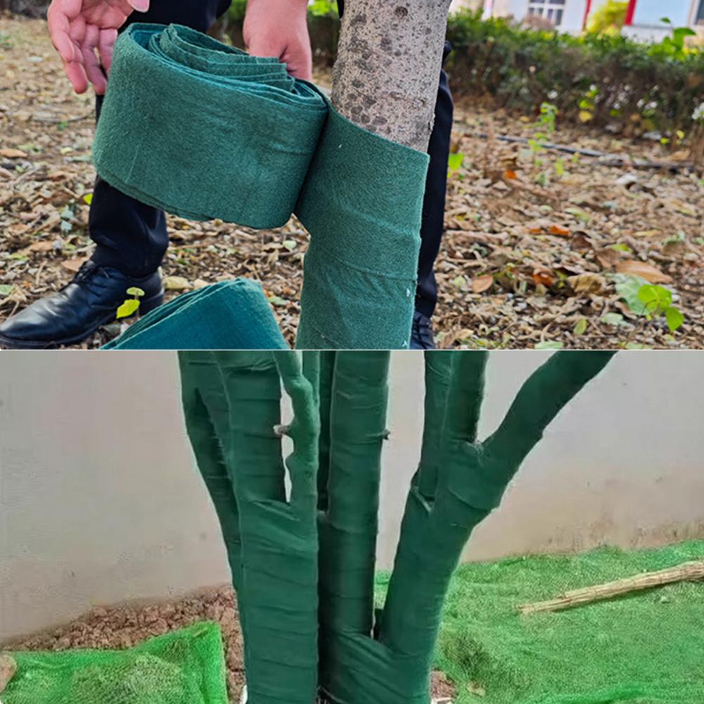 Tree Protector Wrap 56Ft Breathable Winter Freeze Protection Wrap Trunk Bark Guard Away from Deer Animal for Tree Plants