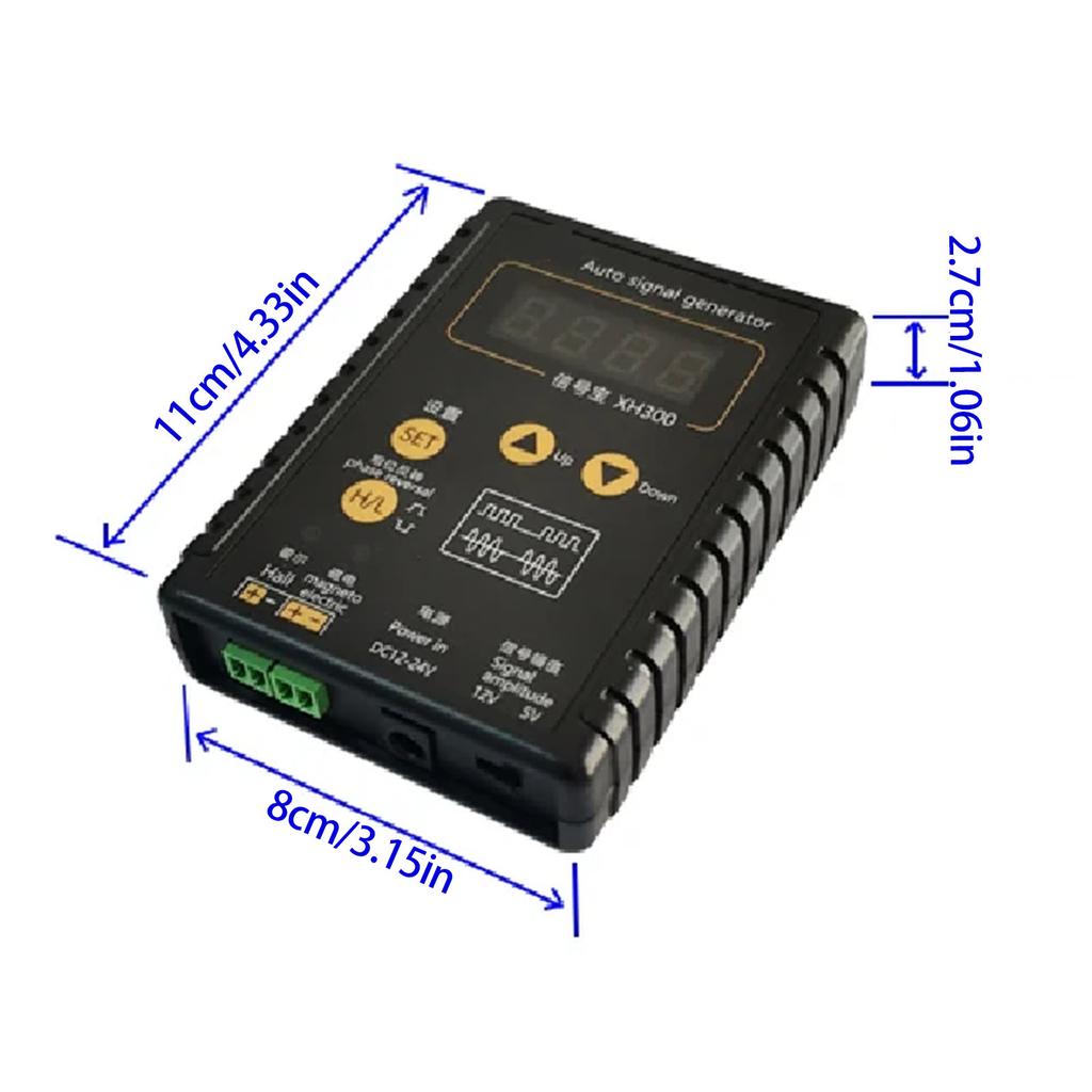 Multifunction Vehicle Signal Generator with LED Indicator Engine Diagnostic Tool Upgrades for Hall & Magnetic Sensors