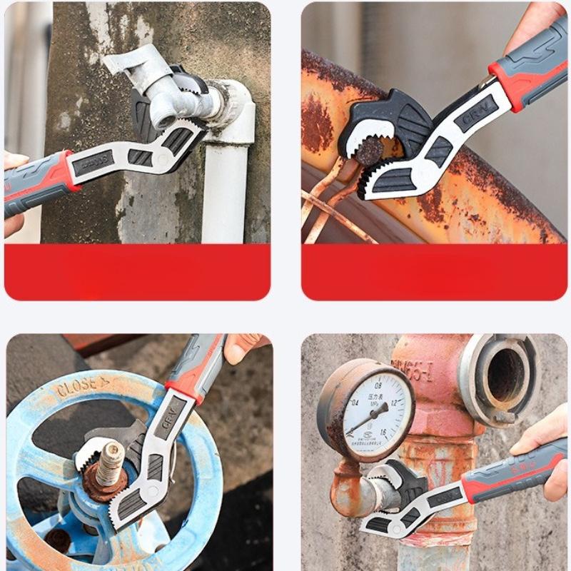6/8/10/12 Inch Wrench Tool Self Locking Wrenchs Universal Plumber Wrench Power Grip Suitable for Various Repair Jobs Tools