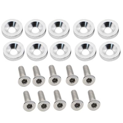 Motorcycle License Plate Bolts Custom M6 License Plate Mount Stainless Steel Corrosion Resistant Vehicle