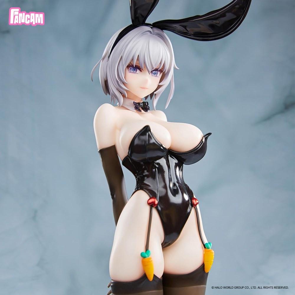 QINGCANG Bunny Girls Black Rabbit 1/6 Scale PVC ABS Painted Complete Figure