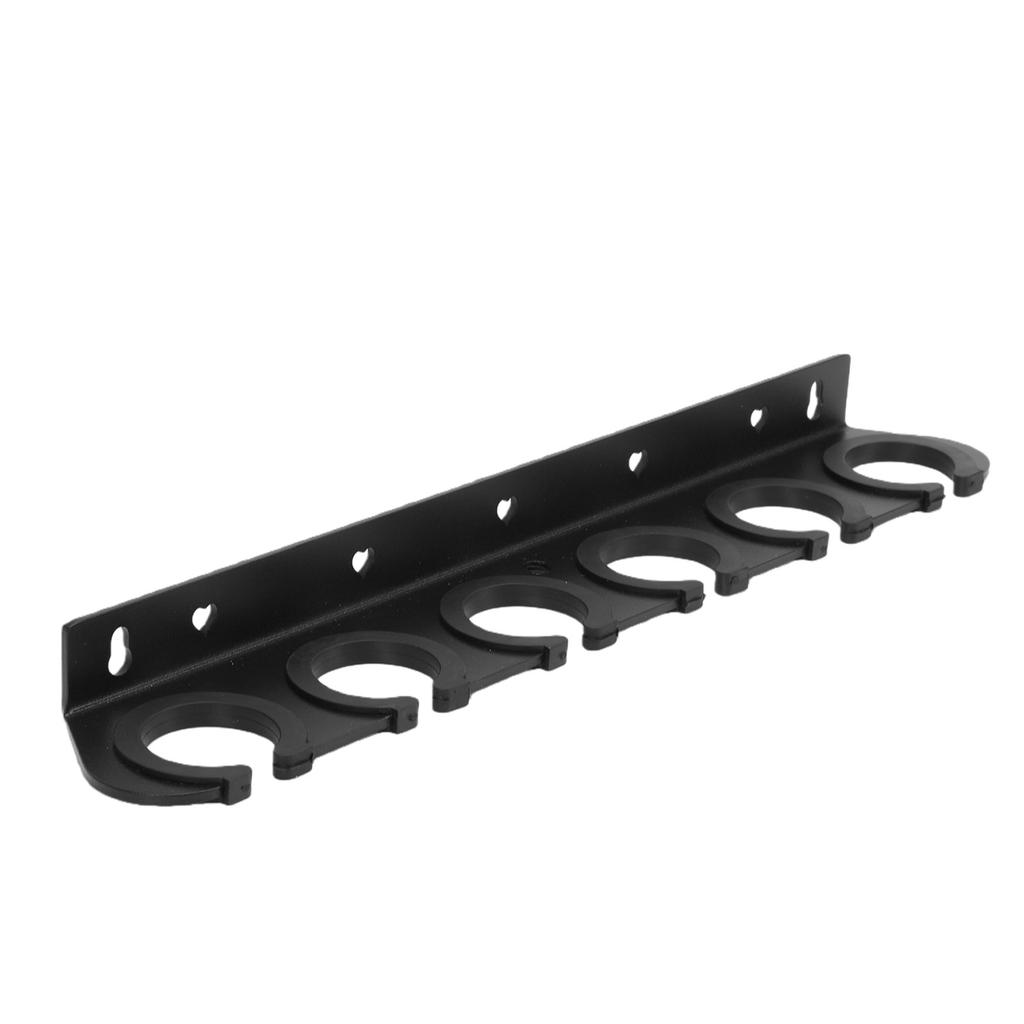 Suporte para Múltiplos Microfones Métodos de Montagem Dupla Organizador para 6 Microfones com Anéis Antiderrapantes para Microfones de Mão com Fio Sem Fio