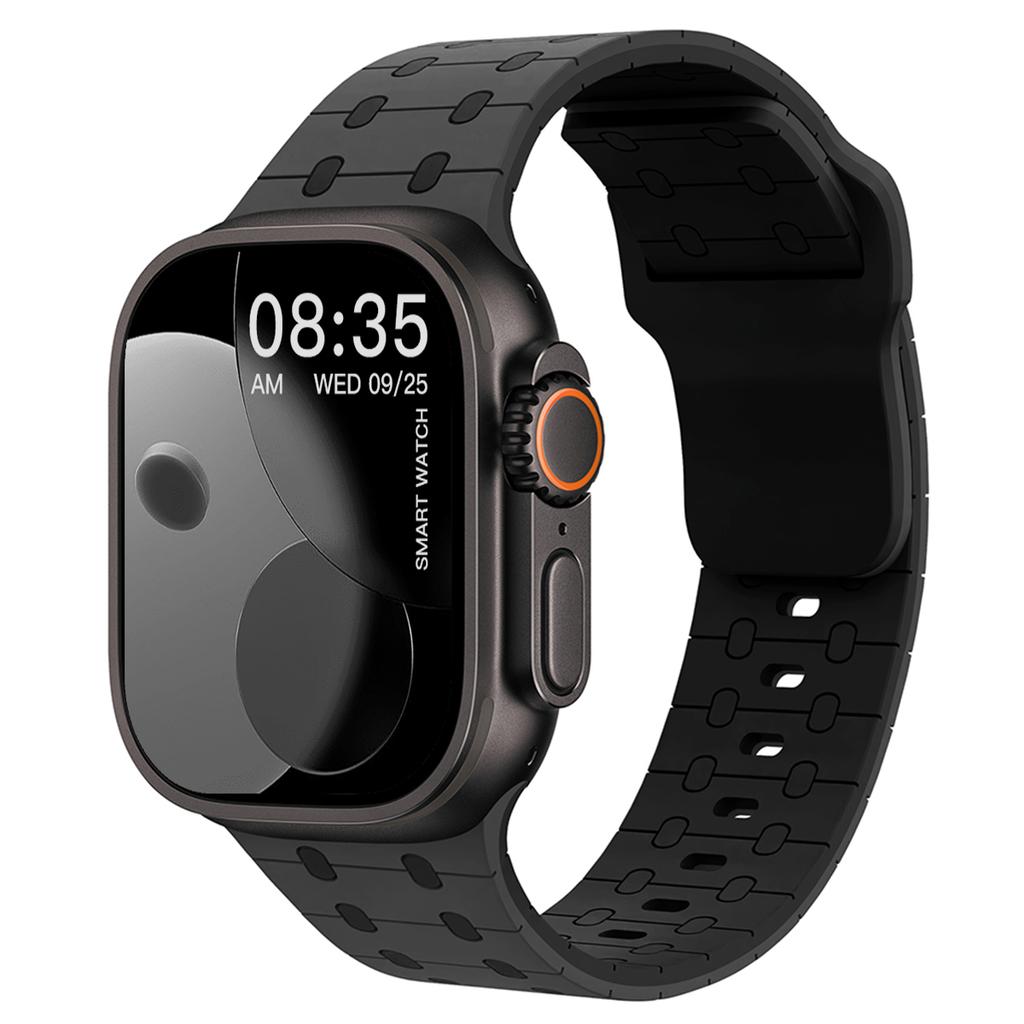 Silicone band For Apple watch Strap 45mm 41mm 44mm 49mm 40mm 38 42mm 46mm bracelet correa iwatch Series 10 9 8 7 6 5 3 SE Ultra