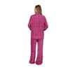 Lily And Lionel Womens/Ladies Evie Leopard Collared Long Pyjama Set