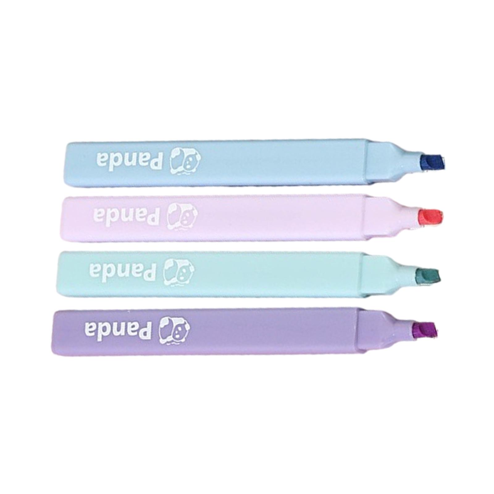 

4 шт./набор маркеров-маркеров с клиновидным наконечником Ручка для рисования Многофункциональные маркеры-маркеры Набор маркеров Канцелярские принадлежности 3