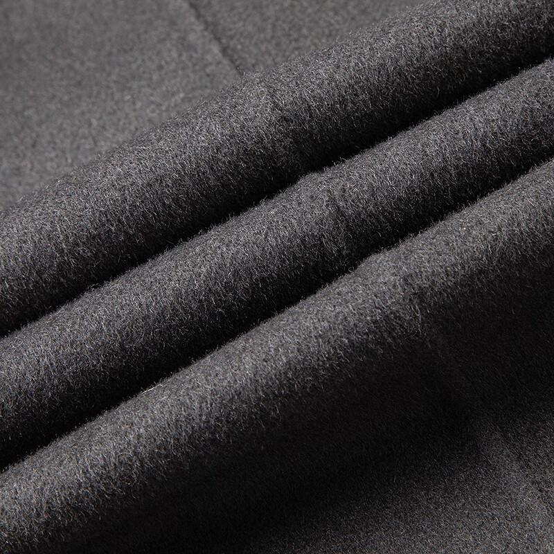 FAPAI Men's Merino Wool Blazer Collar Overcoat