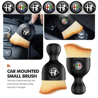 Car Air Vent Cleaning Brush Dust Removal Tool Auto Accessories For Giulietta GT 159 147 156 Mito Brera Giulia Spider
